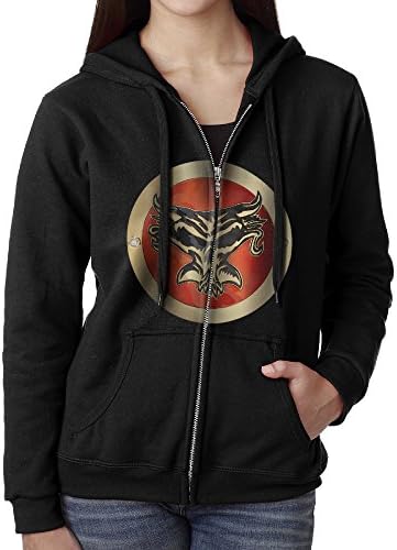 Brock Lesnar Wrestler Championship Logo Women's Hooded Zip-Front Sweatshirt