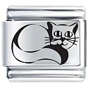 Laser Kitty Cat Animal Italian Charm