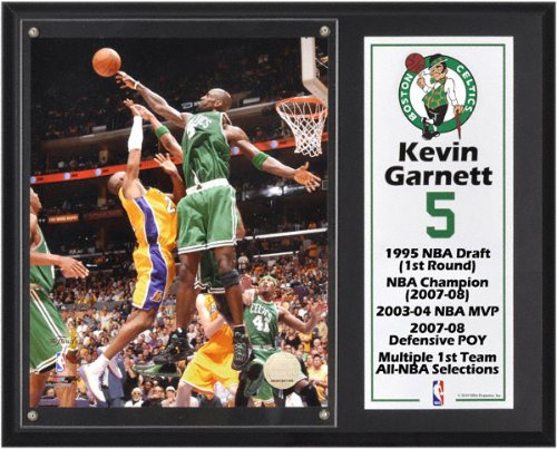 Kevin Garnett Sublimated 12x15 Plaque | Details: Boston Celtics