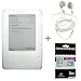 Clear Semi-transparent Amazon Kindle 2 E-Book Reader Silicone Rubber Skin Case + Kindle2 Stereo Sound Earbud Headphones + FREE Kindle2 Anti Scratch LCD Screen Protector