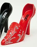 Red Stiletto Wine Bottle Holder