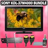 Sony Bravia M-Series KDL-37M4000 37in. 720P LCD HDTV and Wall Mount Accessory Outfit With 3 Year Extended