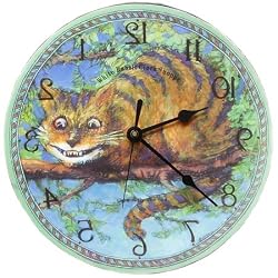 Alice in Wonderland Cheshire Cat Clock Backward
