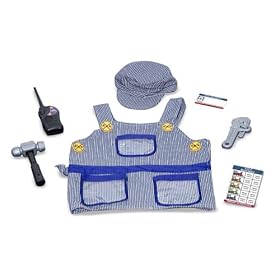  Melissa & Doug Train Engineer Costume Deluxe Role Play Set