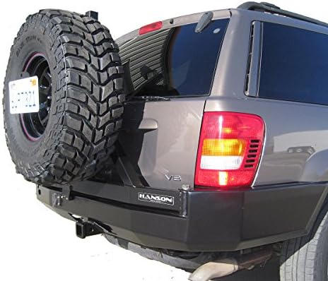 Hanson Steel Heavy Duty Rear Bumper For 1999-2004 Jeep WJ Grand Cherokee