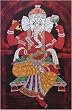 ShalinCraft Modern Indian Art Batik Paintings Wax on Cloth 35" x 54"(batik552)