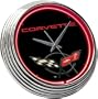 Corvette C5 Emblem Neon Clock