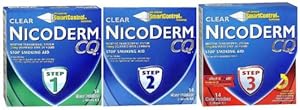 Nicoderm CQ Step 1, Step 2 & Step 3 (14 Clear Patches in each Step) For the Committed Quitters
