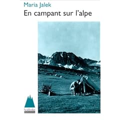 En campant sur l'alpe