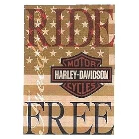 Licensed Harley Davidson Ride Free House Flag (Banner) 30