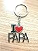 I Love PAPA Keychain - Great Father's Day Gift