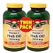 Spring Valley - Fish Oil Omega-3, 1000 Mg, 400 Softgels, Enteric Coated, Twin Pack