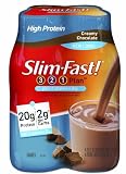 SlimFast High Protein Creamy Chocolate Ready To Drink Shakes, 4 Count SlimFast High Protein Creamy Chocolate Ready To Drink Shakes, 4 Count