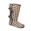 Hounds tooth sugar boot