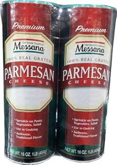 メッサーナ　大容量パルメザンチーズ　454g×２本