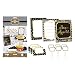 Amscan Black, Gold, and Silver Buffet Decorating Kit (12 Pieces)