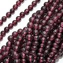 Garnet Gemstone Round Beads 3.4-4mm /14 Inch Strand