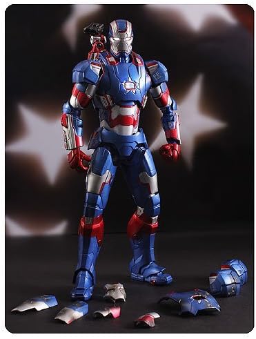 Iron Man 3 Iron Patriot Super Alloy 1:12 Scale Die-Cast Metal Action Figure by IRON MAN 3