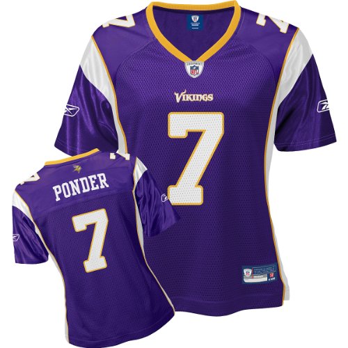 Reebok Minnesota Vikings Christian Ponder Women's Replica Jersey Large