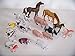Farm Animals 3 1/4" Horse to Small Sheep Pigs Ranch Cake Toppers Educational 16 Pc.