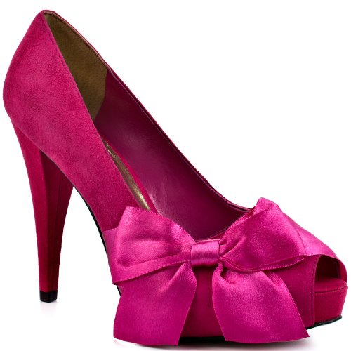 Paris Hilton Women's Destiny,Fuchsia Suede,11 B (M) US