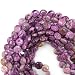 14mm purple sugilite coin beads 15.5" strand