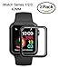2 Pack Apple Watch Screen Protectors, Youniker 3D Full Coverage Apple Watch Screen Protector 42MM Tempered Glass Screen Protector for Apple iWatch 42mm (Series 1/Series 2/Series 3)