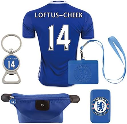 2016/17 #14 Loftus-Cheek (6 in 1 Combo) Blue Home Adult Soccer Jersey