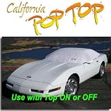 - Corvette Coupe (1983-1996) WHITE DuPont Tyvek PopTop Sun Shade, Interior, Cockpit, Car... by California PopTop