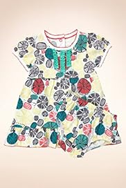 Pure Cotton Floral Print Dress Knicker Set