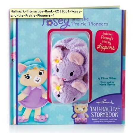 Hallmark Posey Book #4 with Slippers