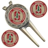 Stanford Cardinal Divot Tool & Ball Marker Set