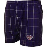 NCAA Phoenix Suns Purple Plaid Genuine Boxer Shorts (Large)