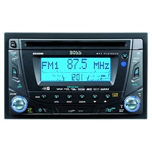 Boss 865DBI Double DIN MP3/CD Receiver with iPod Dock