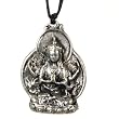 White Metal Buddha Pendant