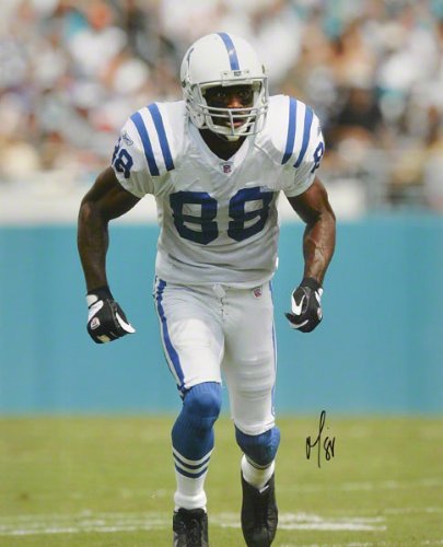 Marvin Harrison Indianapolis Colts - Off the Line - Autographed 16x20 Photograph