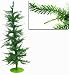 Whimsical Green Laser Tinsel Artificial Christmas Tree 36"