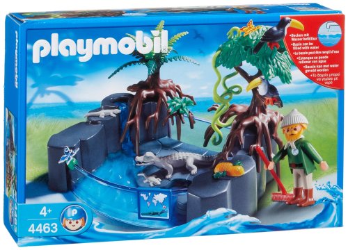 Childrens Toyshop  Toys : Playmobil - Alligator Basin 4463