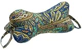 51MY7ZDMDAL. SL160  DogBones NeckBones Chiropractic Neck Pillow Paisley Turquoise
