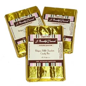 Dairy Free Belgian Milk Chocolate Candy Bars - 3pc
