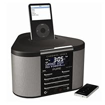 Pure Chronos iDock DAB Radiowecker (UKW-Tuner, Apple iPod Dock) schwarz