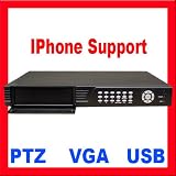 Professional 16 Channel H.264 Standalone DVR for Security Camera CCTV System: Support iPhone, Andriod, and VGA. Real Time Video/Audio Recording, Playback and Network Capability. Built In Motion Detection Recording Function with Sensitivity Adjustment. PTZ Control. (NO Hard Drive Included)
