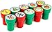 InkChristmas Stamps for Kids - Best Rubber Self Inking Holiday Stamp Set - Lifetime Guarantee