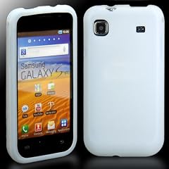 Silikon Case Weiss f�r Samsung i9000 Galaxy S + Displayschutzfolie