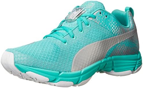 PUMA Women's Mobium Ride Night Cat Powered Running Shoe,Pool Green,11 B US