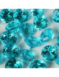 Diamond Confetti Table Decoration - 30 Carat Extra Large - 150 Pieces - Turquoise Blue?