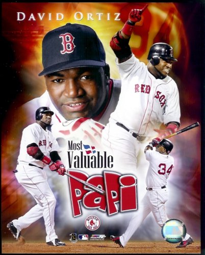 Buy David Ortiz Boston Red Sox Glossy 8 x 10 Photo – Shipped in Protective Top Loader!