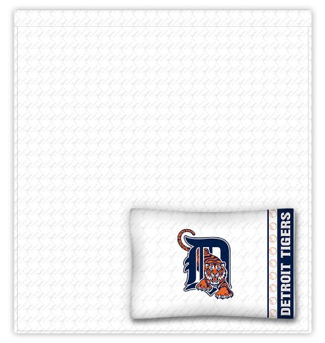 Sports Coverage Detroit Tigers Twin Sheet Set
