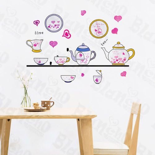 Tea Party - Wall Decals Stickers Appliques Home Decor