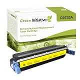 Green Initiative Remanufactured Yellow Laser Toner Cartridge for HP 645A (C9732A)
